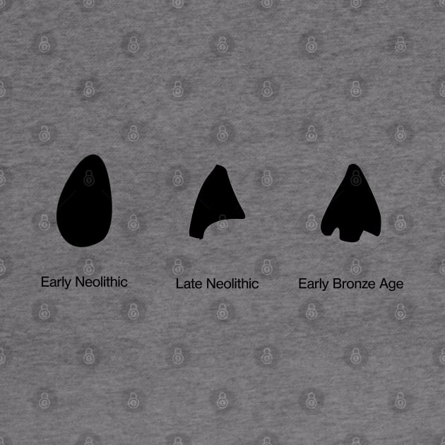 Arrowheads - Neolithic and Bronze Age Archaeology Paleontology Profession by CottonGarb